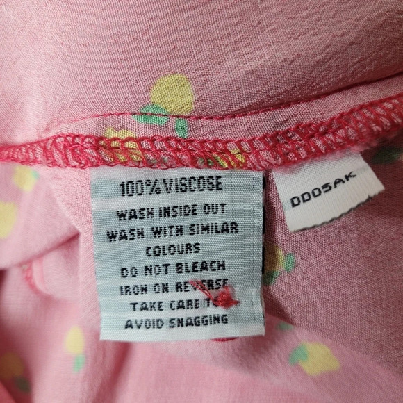 🍋Ghost London Alice Crepe Novelty Lemon Print Maxi Dress sz XS🍋 - Picture 6 of 10